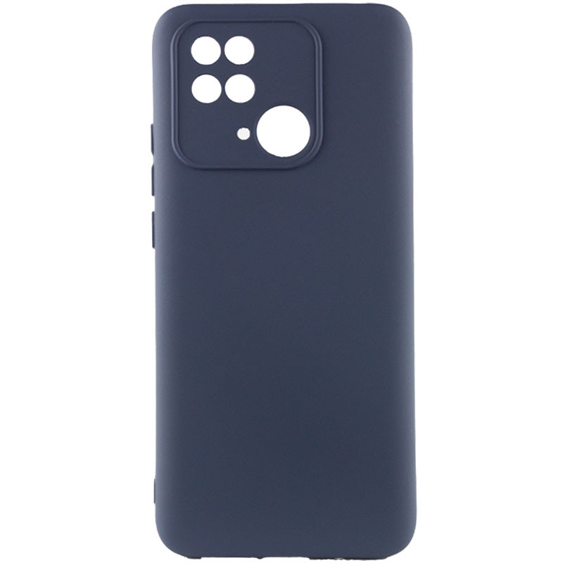 Чохол Silicone Cover Lakshmi Full Camera (A) на Xiaomi Redmi 10C (Синій / Midnight Blue)