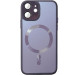 Чохол TPU+Glass Sapphire Midnight with Magnetic Safe на Apple iPhone 12 (6.1") (Фіолетовий / Deep Purple)