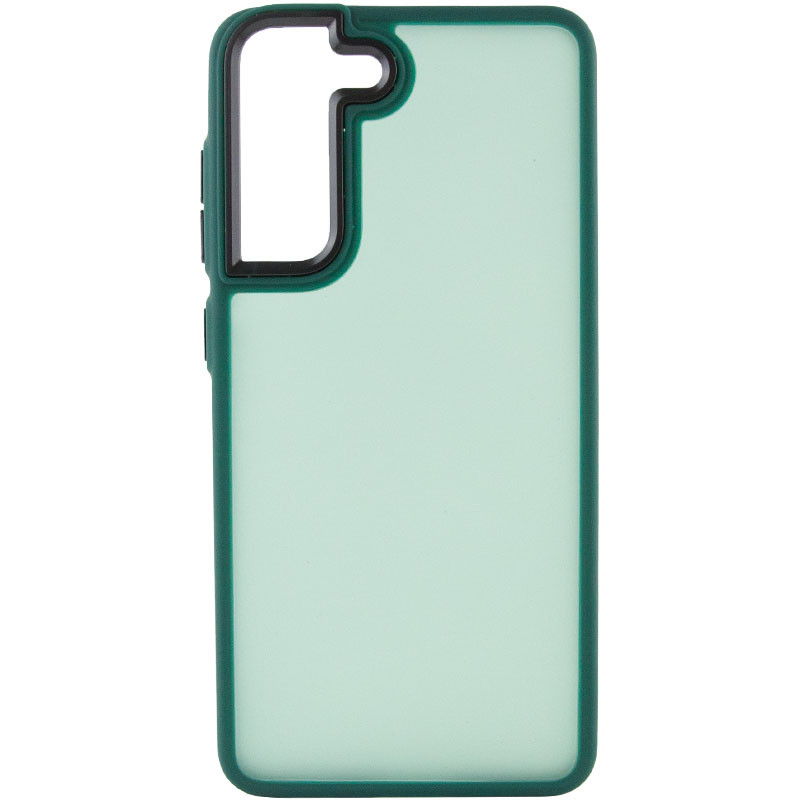 Фото Чехол TPU+PC Lyon Frosted для Samsung Galaxy S21 FE (Green) на vchehle.ua