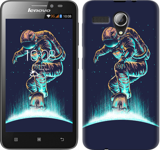 

Чехол Космонавт на скейтборде для Lenovo A606 591307