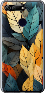 

Чохол Кольорове листя на Huawei Honor View 20 1629920