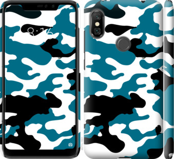 

Чохол Камуфляж прозорий фон на Xiaomi Redmi Note 6 Pro 913043