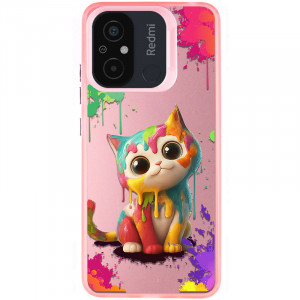 TPU+PC чехол TakiTaki Graffiti magic glow для Xiaomi Redmi 12C