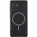 Чохол Silicone Cover Lakshmi Full Camera (AA) with MagFit на Motorola Edge 50 Neo (Чорний / Black)