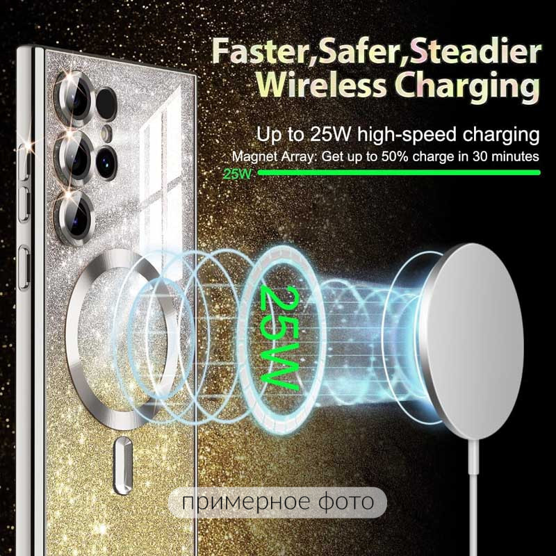 TPU чехол Delight case with Magnetic Safe с защитными линзами на камеру для Samsung Galaxy S21 FE (Золотой / Gold) в магазине vchehle.ua