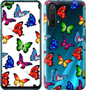 Чехол Красочные мотыльки для Realme X50