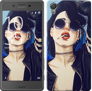 

Чехол Девушка на стиле для Sony Xperia X F5122 643818