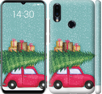 

Чехол Машина с подарками для Meizu Note 9 867566