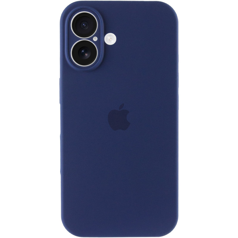 Фото Чохол Silicone Case Full Camera Protective (AA) на Apple iPhone 16 Plus (6.7") (Синій / Deep navy) на vchehle.ua