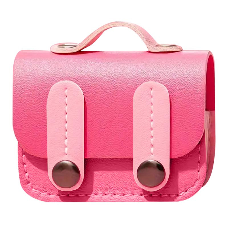 Кожаный футляр Briefcase для наушников AirPods 3 (Pink)