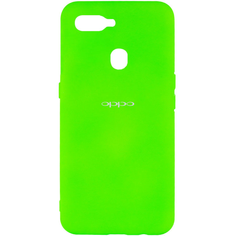 

Чохол Silicone Cover My Color Full Protective (A) для Oppo A5s (Салатовий / Neon green) 910774