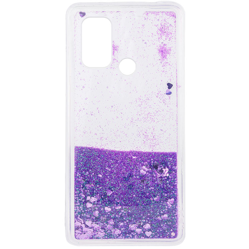 

TPU чехол Liquid hearts для Oppo A32 (Фиолетовый) 1135140