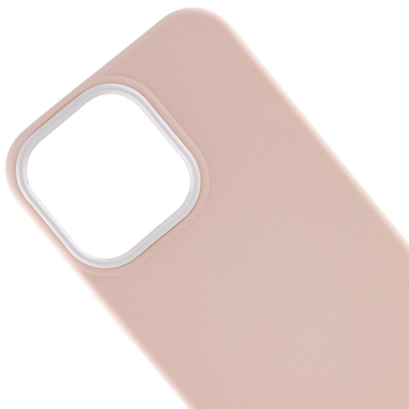 Фото Чехол TPU+PC Bichromatic для Apple iPhone 13 Pro Max (6.7") (Grey-beige / White) на vchehle.ua