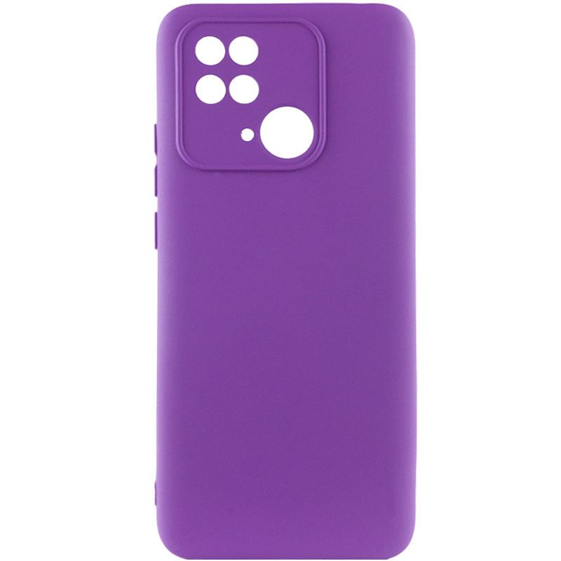 Чохол Silicone Cover Lakshmi Full Camera (A) на Xiaomi Redmi 10C (Фіолетовий / Purple)