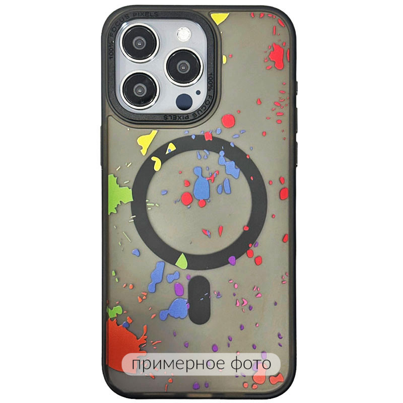 Чохол TPU+PC Flush with Magnetic Safe на Samsung Galaxy S25 Ultra (Titanium black)