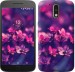 Чехол Пурпурные цветы для Motorola MOTO G4