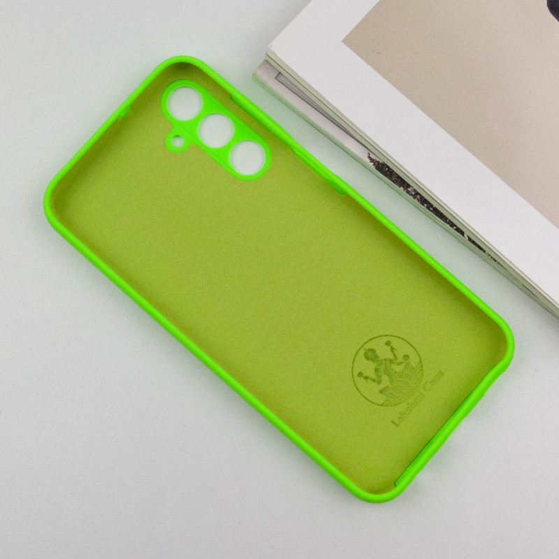 Чохол Silicone Cover Lakshmi Full Camera (AA) на Samsung Galaxy A35 (Салатовий / Neon Green) в магазині vchehle.ua