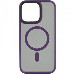 TPU+PC чохол Metal Buttons with Magnetic Safe на Apple iPhone 15 Pro (6.1")