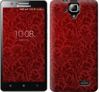 

Чехол Чехол цвета бордо для Lenovo A536 649888
