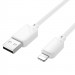 Фото Дата кабель Hoco X113 Beneficio USB to Lightning (1m) (White) на vchehle.ua