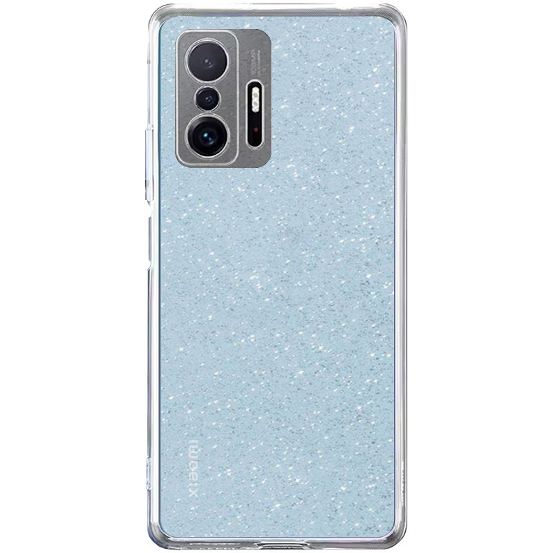 TPU чехол Twinkle с защитой камеры для Xiaomi 11T / 11T Pro (Clear)