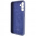 Чехол Silicone Cover Lakshmi Full Camera (AAA) with Logo для Samsung Galaxy M35 5G (Темно-синий / Midnight blue) в магазине vchehle.ua