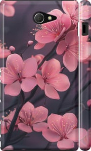 Чехол Пурпурная сакура для Sony Xperia M2 D2305