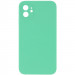 Silicone Case Square Full Camera Protective (AA) NOLOGO на Apple iPhone 11 (6.1") (Зелений / Spearmint)