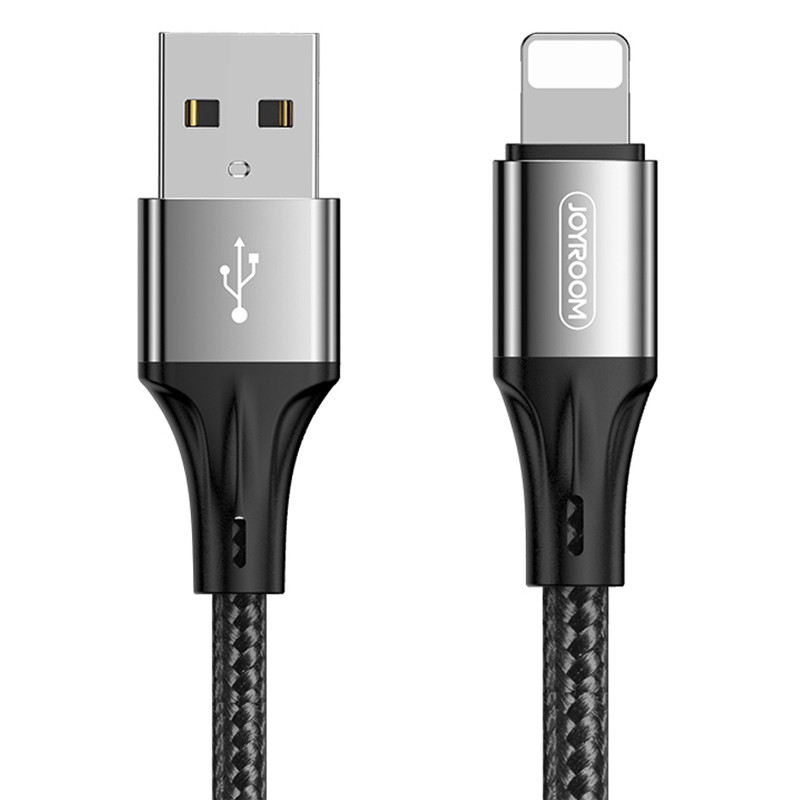 

Дата кабель Joyroom S-0230N1 USB to Lightning (0.2m) (Черный) 905276