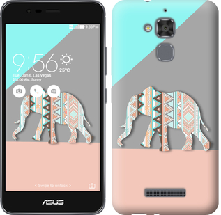 

Чехол Узорчатый слон для Asus ZENFONE 4 SELFIE / ZD553KL 528737