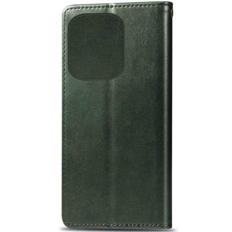 Шкіряний чохол-книжка GETMAN Gallant (PU) для TECNO Spark 10 Pro (Зелений) в магазині vchehle.ua