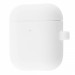 Silicone Case Slim with Carbine for AirPods 2 (luminescent_white)