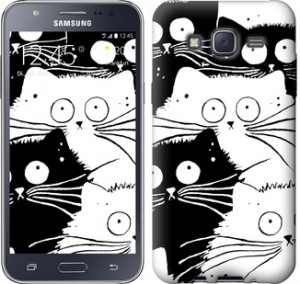 Чехол Коты v2 для Samsung Galaxy J5 (2015) J500H