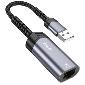 Перехідник Hoco UA26 USB ethernet adapter (100 Mbps)