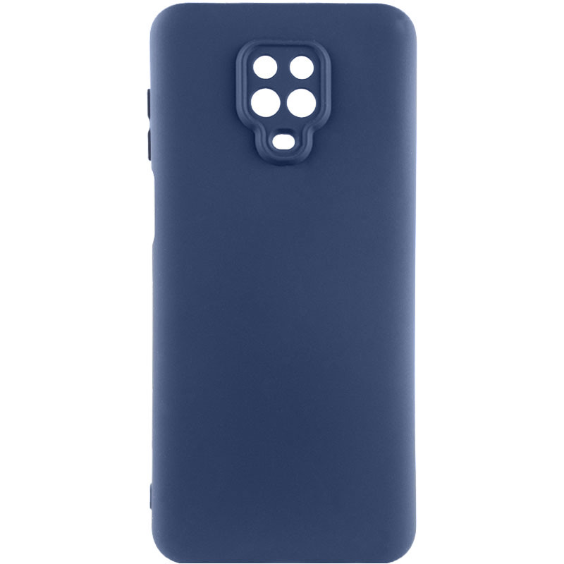 Чохол TPU GETMAN Liquid Silk Full Camera на Xiaomi Redmi Note 9s / Note 9 Pro / Note 9 Pro Max (Синій / Navy Blue)