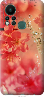 

Чехол Розовые цветы для Infinix Hot 11S 1425340