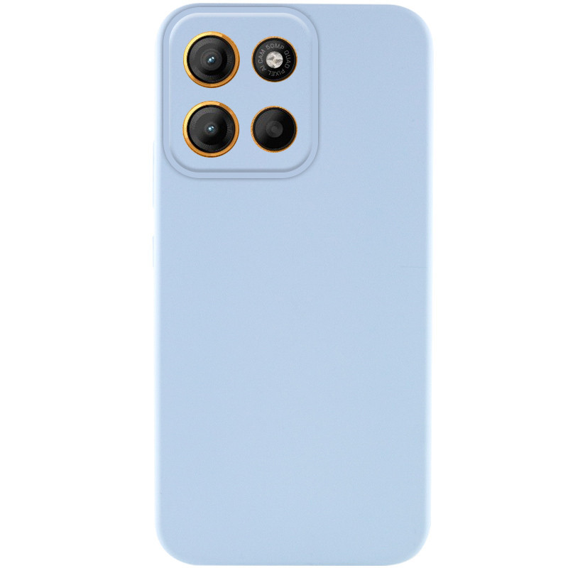 Чехол Silicone Cover Lakshmi Full Camera (AA) для Motorola Moto G15 4G (Голубой / Sky Blue)