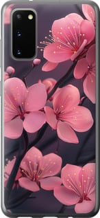 Чохол Пурпурна сакура на Samsung Galaxy S20