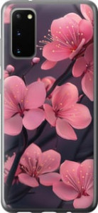 Чохол Пурпурна сакура на Samsung Galaxy S20