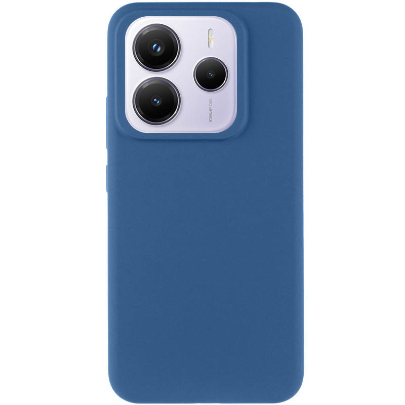 Чехол Silicone Cover Lakshmi (AAA) для Xiaomi Redmi Note 14 5G (Синий / Denim Blue)