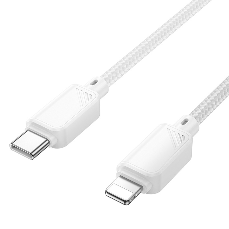 Фото Дата кабель Hoco X113 Beneficio Type-C to Lightning (1m) (White) в маназині vchehle.ua