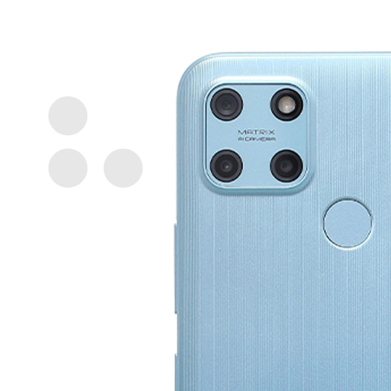 Гибкое защитное стекло 0.18mm на камеру (тех.пак) для Realme C25Y