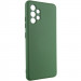 Фото Чехол Silicone Cover Lakshmi Full Camera (A) для Samsung Galaxy A32 4G (Зеленый / Dark green) на vchehle.ua