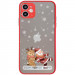 TPU+PC чехол Christmas time для Apple iPhone 6/6s (4.7") (Санта)