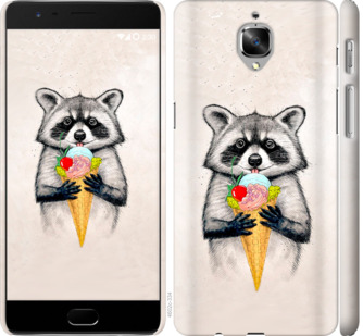 

Чехол Енотик с мороженым для OnePlus 3T 801554