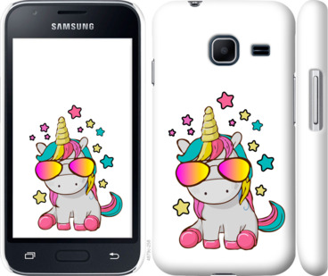 

Чехол Единорог в очках для Samsung Galaxy J1 Mini J105H 911637