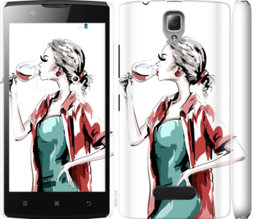 

Чехол Девушка с бокалом для Lenovo A2010 841478