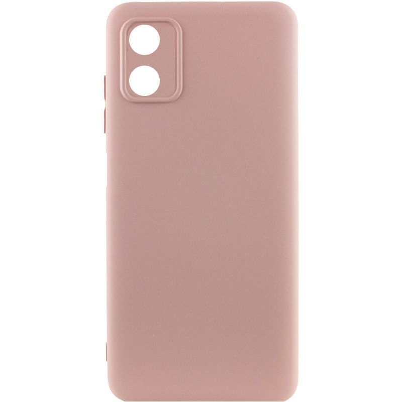 Чохол Silicone Cover Lakshmi Full Camera (A) на Motorola Moto G04 / E14 (Рожевий / Pink Sand)