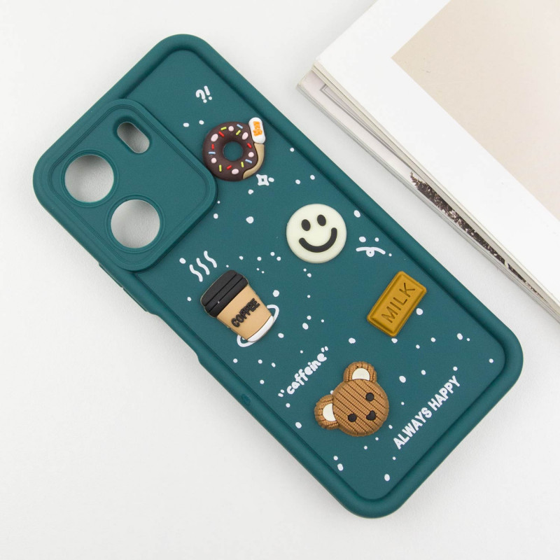 Фото Чохол TPU Toys Case на Xiaomi Redmi 13C / Poco C65 (Pine Green / Always Happy) в маназині vchehle.ua