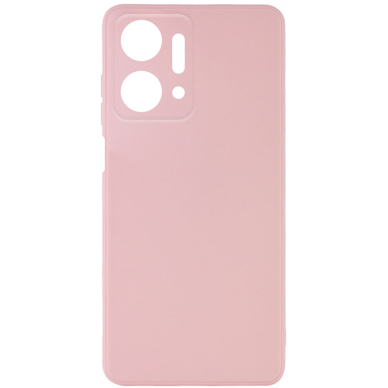 Силиконовый чехол Candy Full Camera для Huawei Honor X7a (Розовый / Pink Sand)